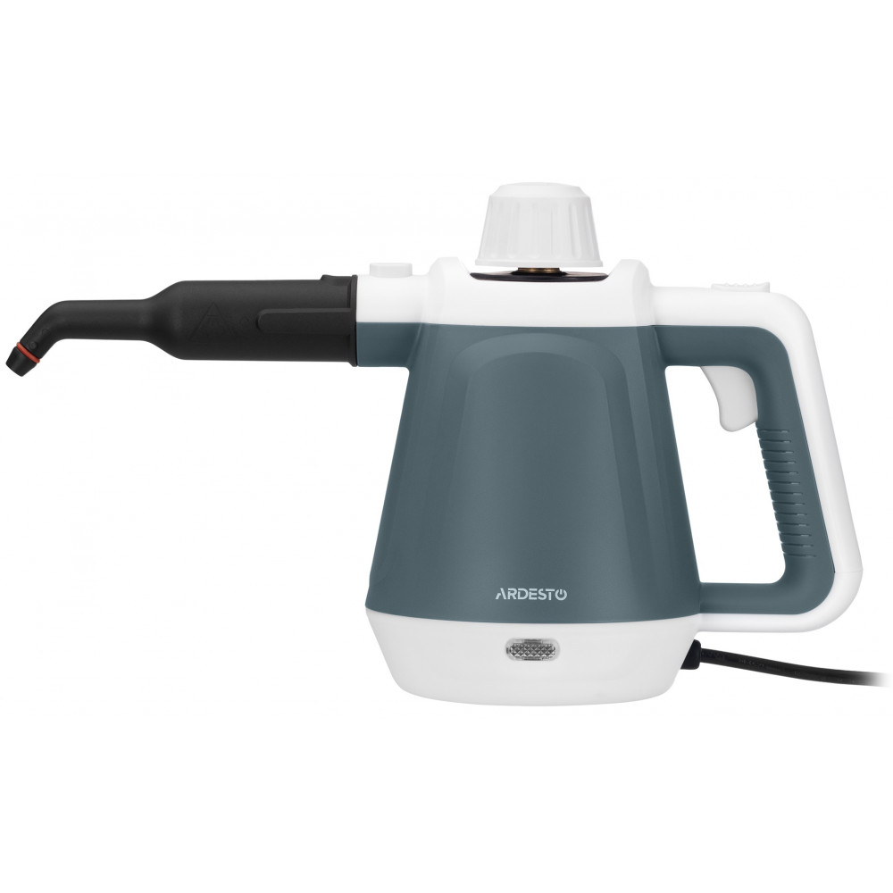Пароочисник Ardesto, 1200Вт, 400мл, 3.5Бар, білий+ синій