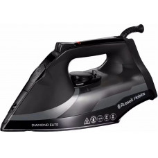 Праска Russell Hobbs Diamond Elite, 3100Вт, 350мл, паровий удар -220гр, самоочищування, керам. підошва, чорний