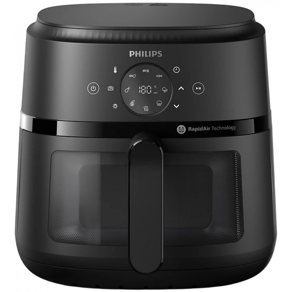 Мультипіч Philips Ovi серії 2000 1500Вт, чаша-6.2л, сенсорне управл., 13 авто. програм, пластик, чорний