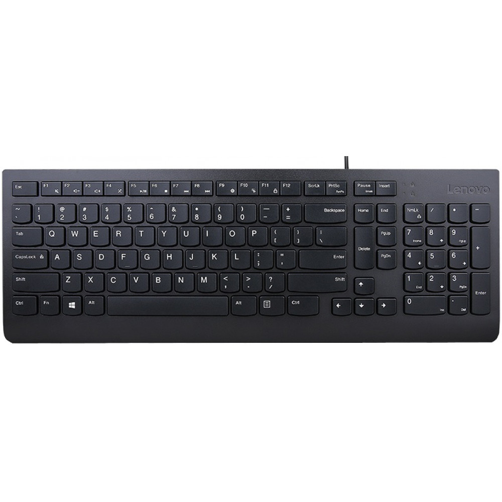 Клавіатура Lenovo Essential Wired Keyboard (Black) - Ukraine