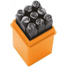 Цифри для штампування Tolsen, набір 9шт, 6х62мм, HRC 48-52 Цифри для штампування Tolsen, набір 9шт, 6х62мм, HRC 48-52