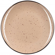 Тарілка десертна Ardesto Emilia, 20см, кераміка, коричневий