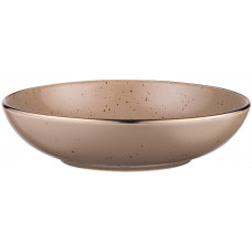 Тарілка супова Ardesto Emilia, 820мл, 20см, кераміка, коричневий