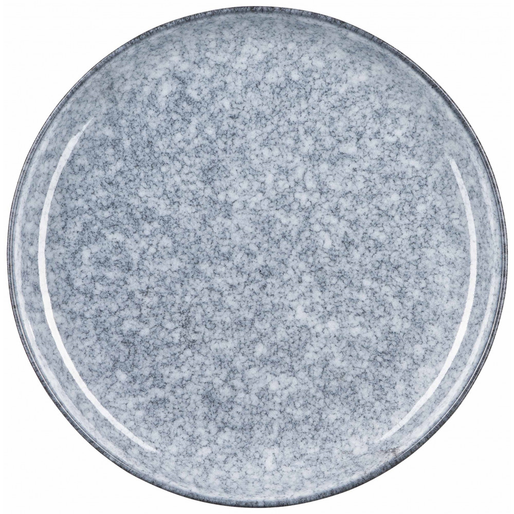 Тарілка десертна Ardesto Loreto, 19см, порцеляна, сірий