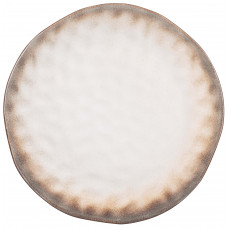 Тарілка десертна Ardesto Umbria, 19см, кераміка, сірий світлий