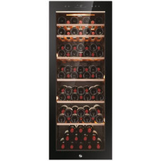 Холодильник Haier для вина, 127x49.7х58, мороз.відд.-198л, зон - 1, бут-84, ST, дисплей, чорний