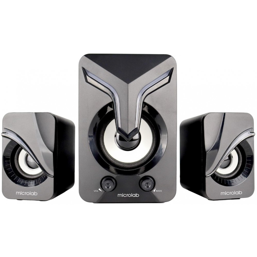 Акустична система MICROLAB U-270 2.1, 11W, USB, LED, чорний