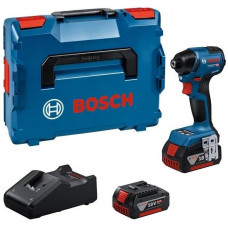 Гвинтоверт ударний акумуляторний Bosch Professional GDR 18V-220 C 18В 2х5А·год 0-3400об/хв 220Нм 1кг Bluetooth Гвинтоверт ударний акумуляторний Bosch Professional GDR 18V-220 C 18В 2х5А·год 0-3400об/хв 220Нм 1кг Bluetooth