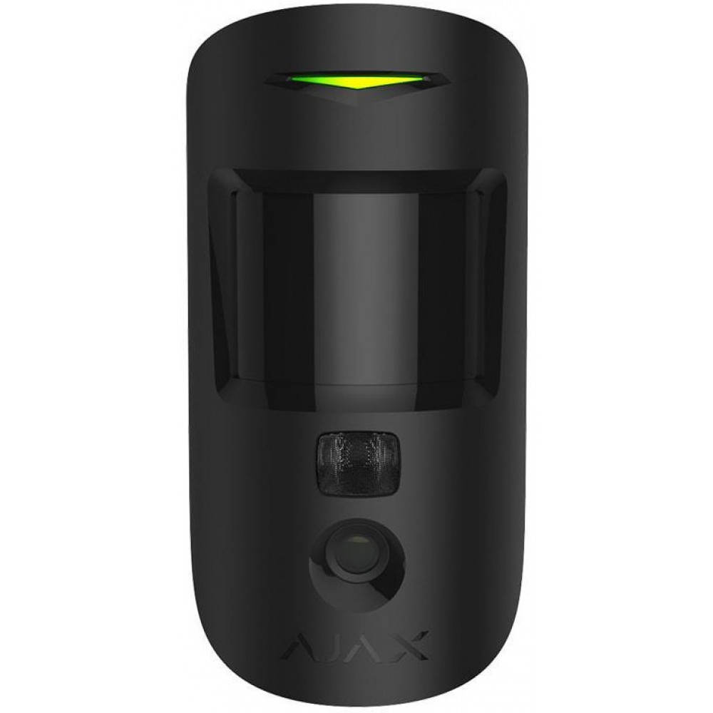 Датчик руху з покращеною фотофіксацією Ajax HDR MotionCam, Jeweller, бездротовий, чорний