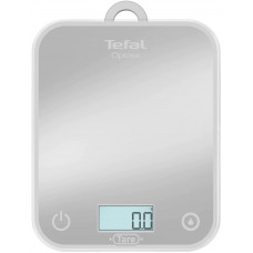 Ваги Tefal кухонні Optiss, 5кг, AAAx2 в комплекті, скло, срібло Ваги Tefal кухонні Optiss, 5кг, AAAx2 в комплекті, скло, срібло