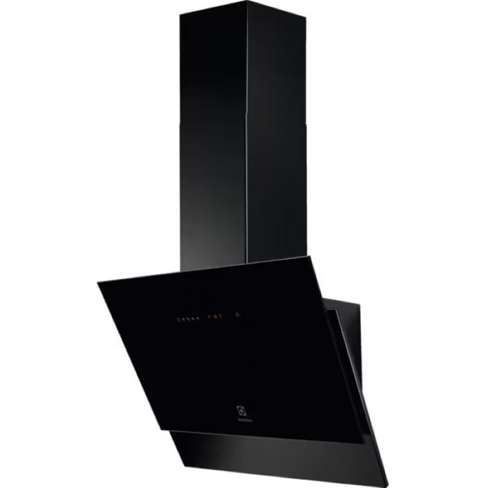 Витяжка Electrolux вертикальна, 60см, 700м куб год., Hob2Hood, чорний