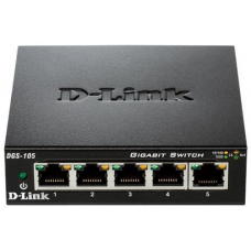 Комутатор D-Link DGS-105 5xGE, Некерований Комутатор D-Link DGS-105 5xGE, Некерований