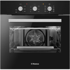 Духова шафа Hansa електрична, 62л, A, конвекція, чорний