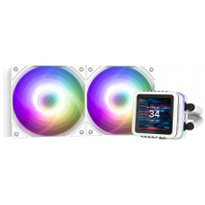 Система рідинного оxолодження  Zalman Alpha 2DS A24 ARGB, LGA1851, 1700, 1200, 115x, AM5, AM4, TDP 320W, білий