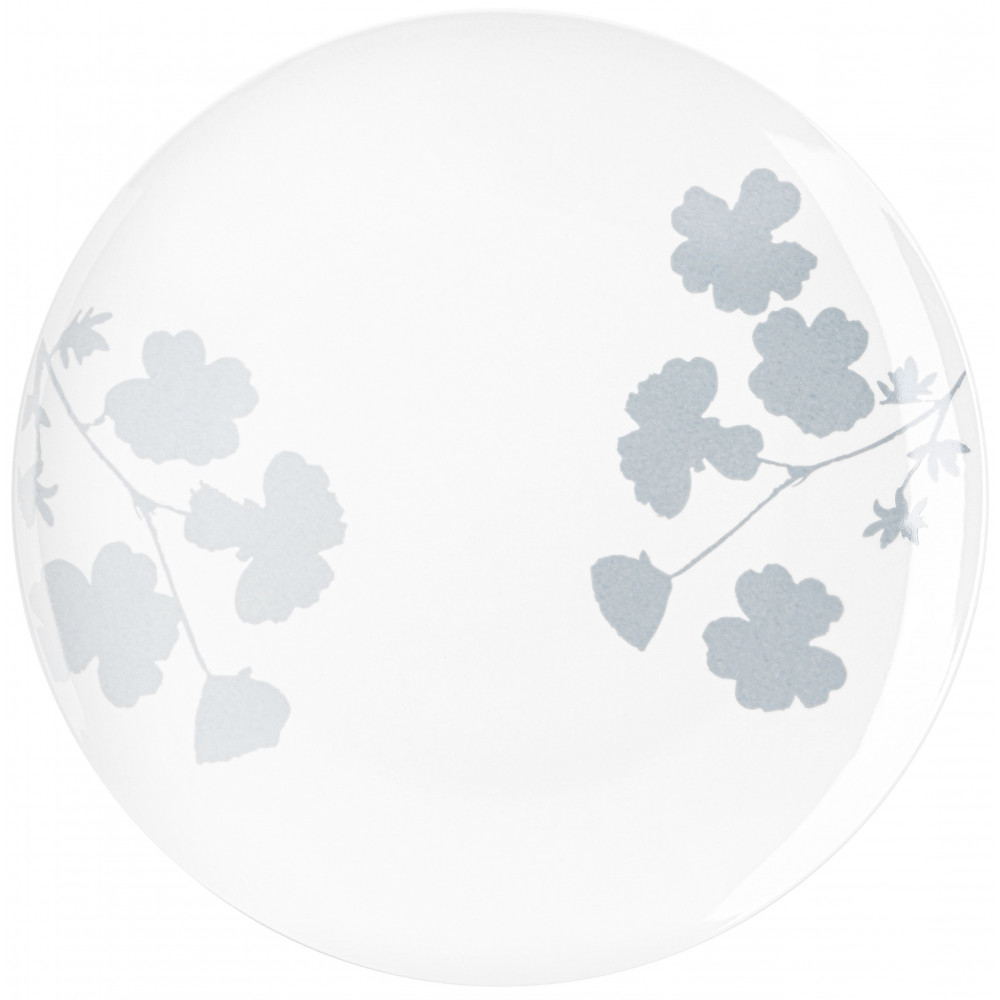 Тарілка обідня Ardesto Capri, 26.8см, порцеляна, біло-блакитний