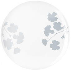 Тарілка обідня Ardesto Capri, 26.8см, порцеляна, біло-блакитний