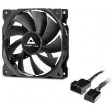 Корпусний вентилятор CHIEFTEC ZF-1225PWM, 120мм, 1600rpm, HDB, 4pin PWM, 25.5dBa, чорний Корпусний вентилятор CHIEFTEC ZF-1225PWM, 120мм, 1600rpm, HDB, 4pin PWM, 25.5dBa, чорний