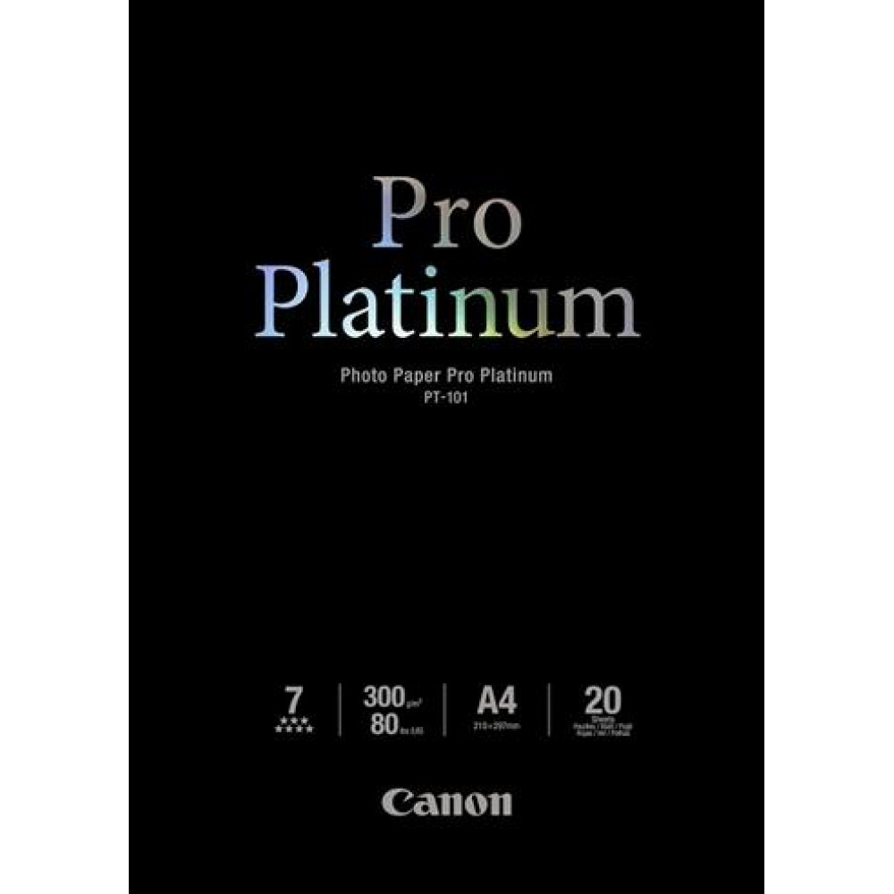 Папір Canon A4 Pro Platinum Photo Paper PT-101 A4 20л