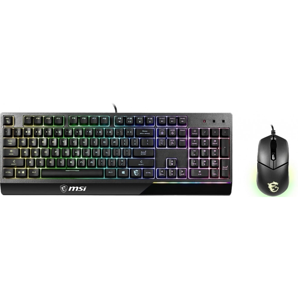 Комплект клавіатура та миша MSI Vigor GK30 COMBO UA USB, EN/UKR/RU, RGB