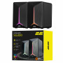 Акустична система 2E GAMING SG300, 2.0, 3.5мм, RGB, чорний