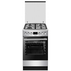 Плита Hansa комбінована, 65л, 50x60см, дисплей, конвекція, чавун, нерж