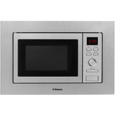 Мікрохвильова піч Hansa вбудовувана, 20л, електр.управл., 800Вт, гриль, дисплей, відкр.кнопкою, нерж