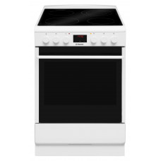 Плита Hansa електрична склокерамічна, 65л, 50x60см, дисплей, конвекція, білий