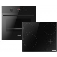 Комплект Hansa (духовка електрична + поверхня склокерамічна), чорний Комплект Hansa (духовка електрична + поверхня склокерамічна), чорний
