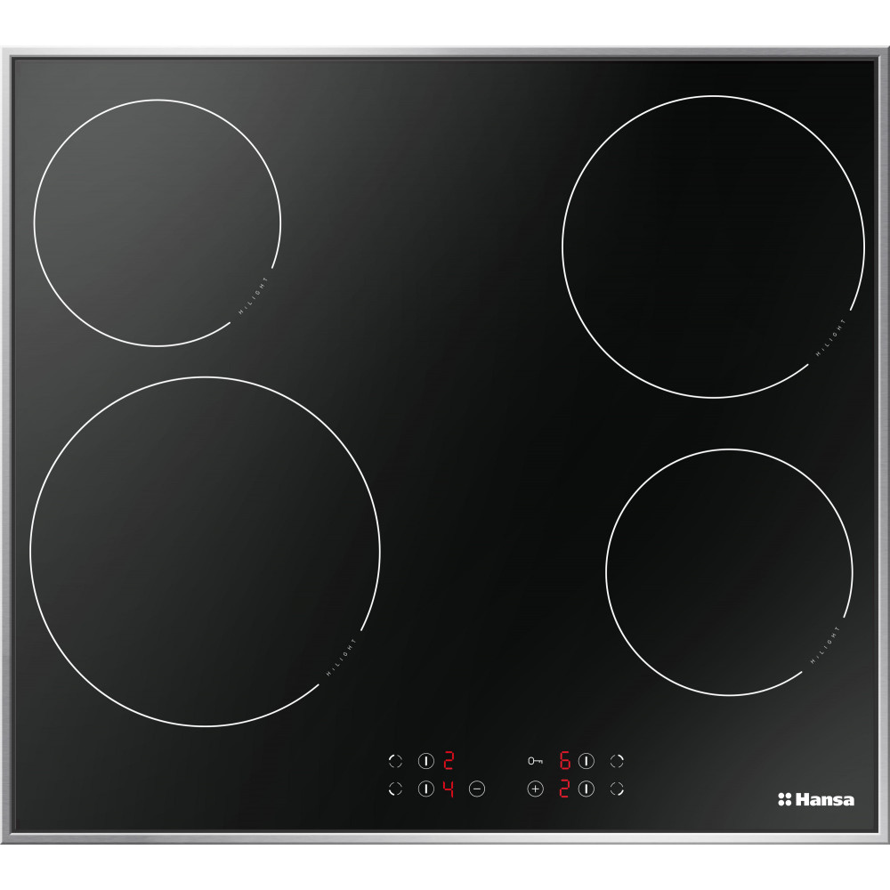 Варильна поверхня Hansa склокерамічна, 57,5см, чорний