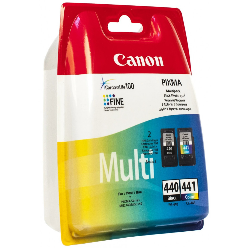 Комплект Canon No.440: Картридж Canon PG-440 Bk/CL-441 кольор. Multi Pack