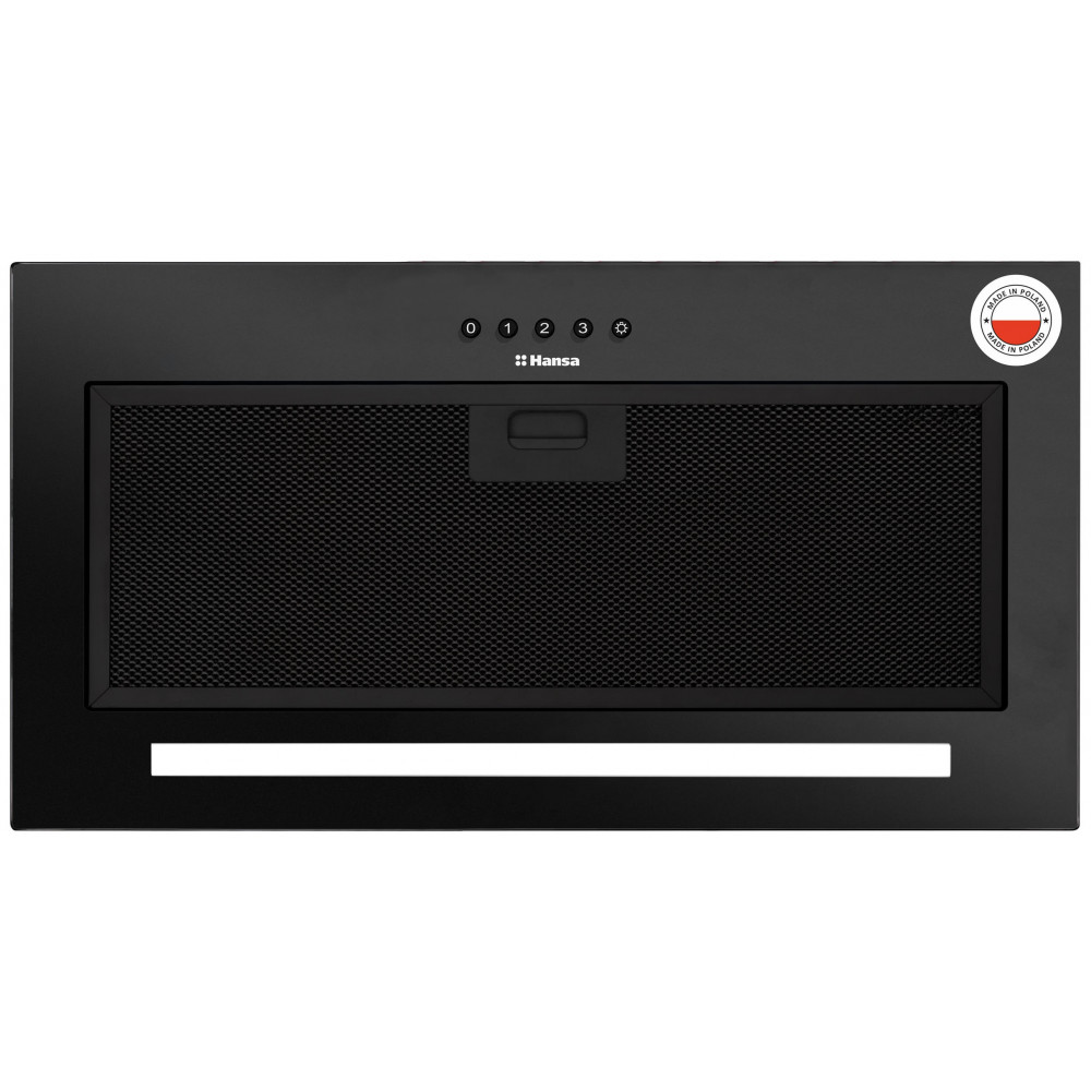 Витяжка Hansa вбудована, 55см, 280м3ч, чорний