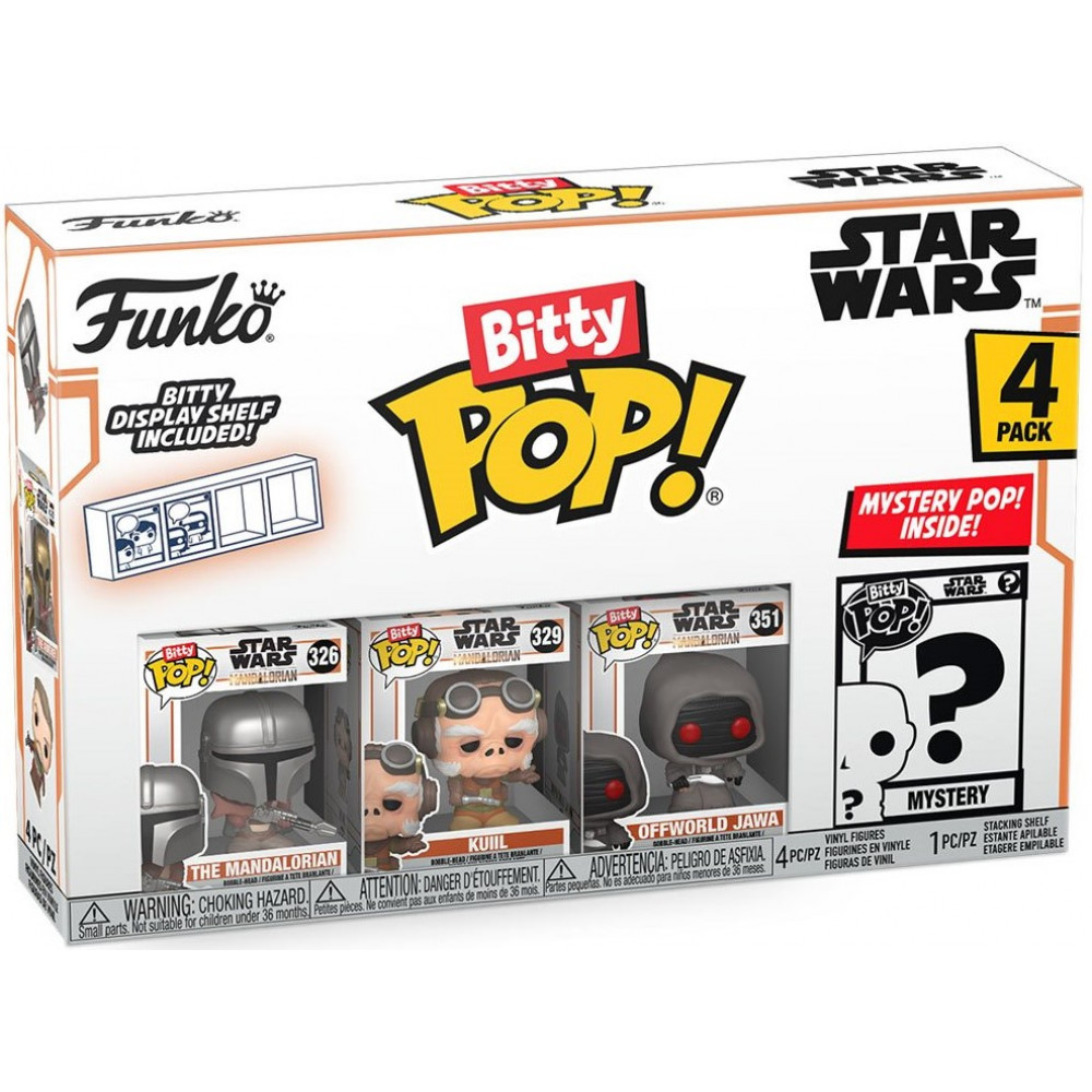 Набір подарунковий Funko POP (Bitty): Mandalorian - Mandalorian 4pk