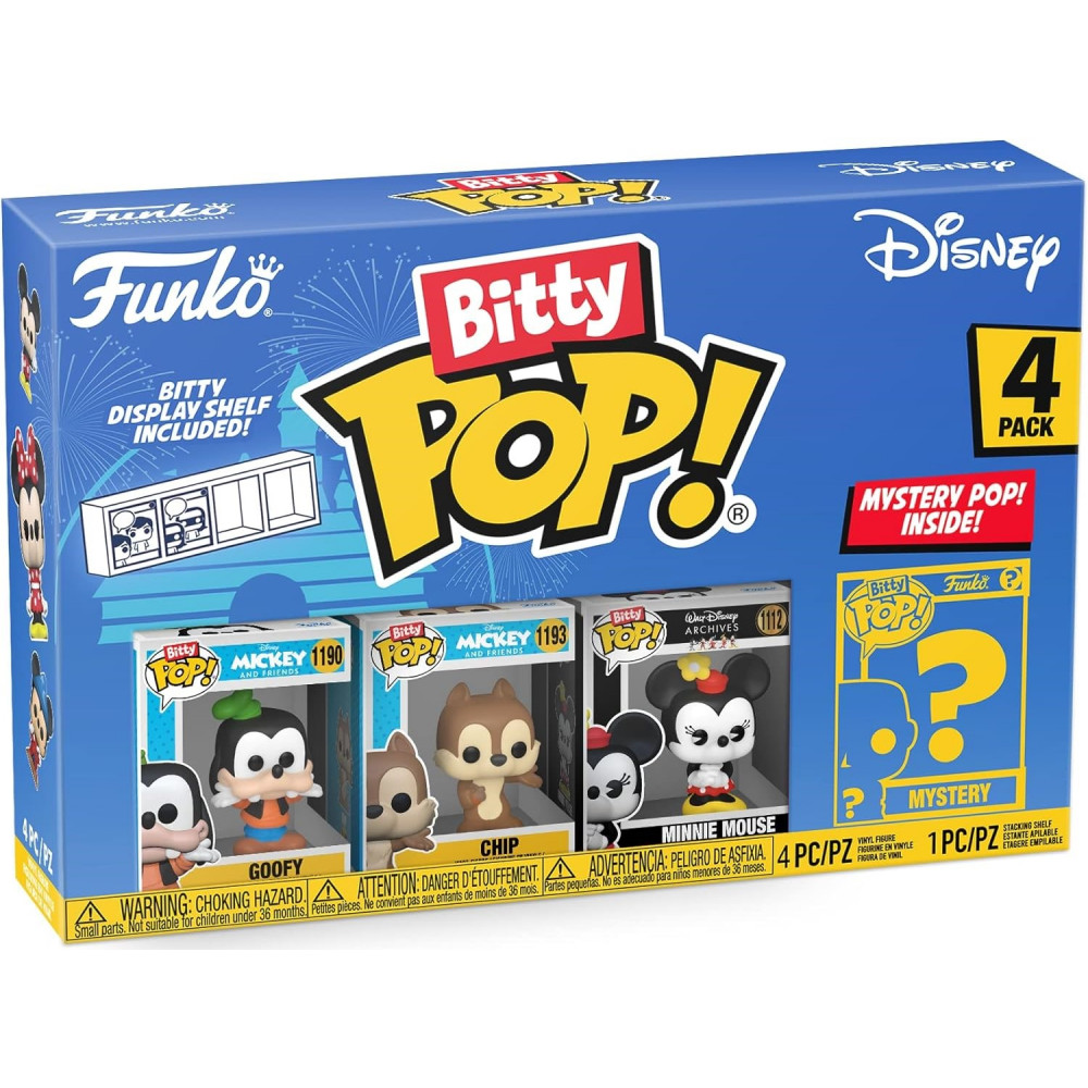 Набір подарунковий Funko POP (Bitty): Disney - Goofy 4pk