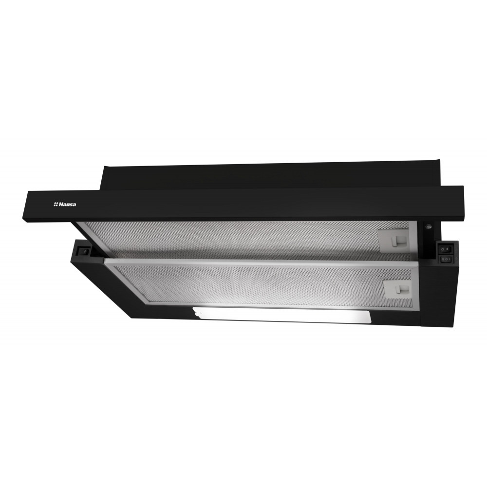 Витяжка Hansa телескопічна, 60см, 270м3ч, чорний