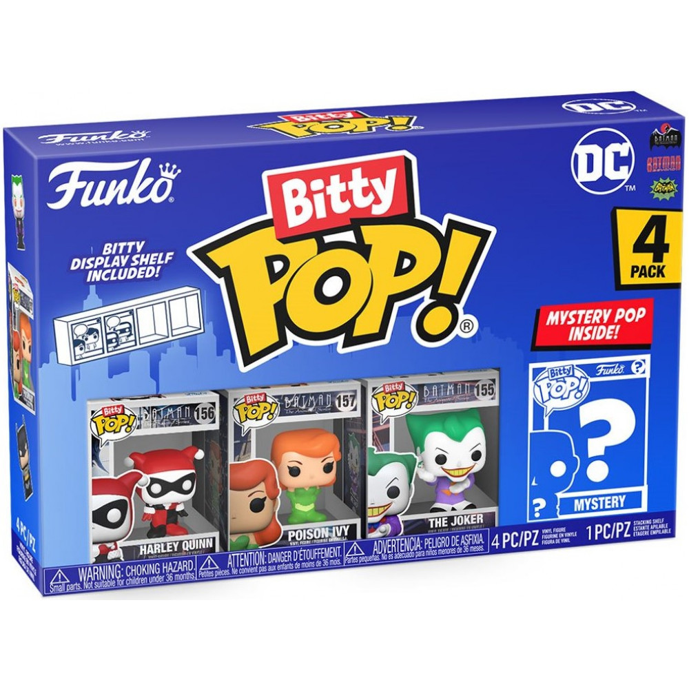 Набір подарунковий Funko POP (Bitty): DC - Harley Quinn 4pk