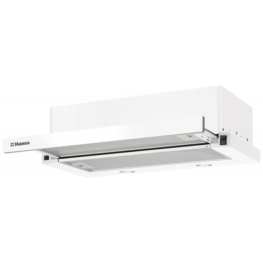 Витяжка Hansa телескопічна, 60см, 389м3ч, білий