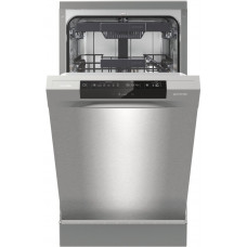 Посудомийна машина Gorenje, 11компл., A+++, 45см, дисплей, 3 кошика, AquaStop, Інвертор, сірий
