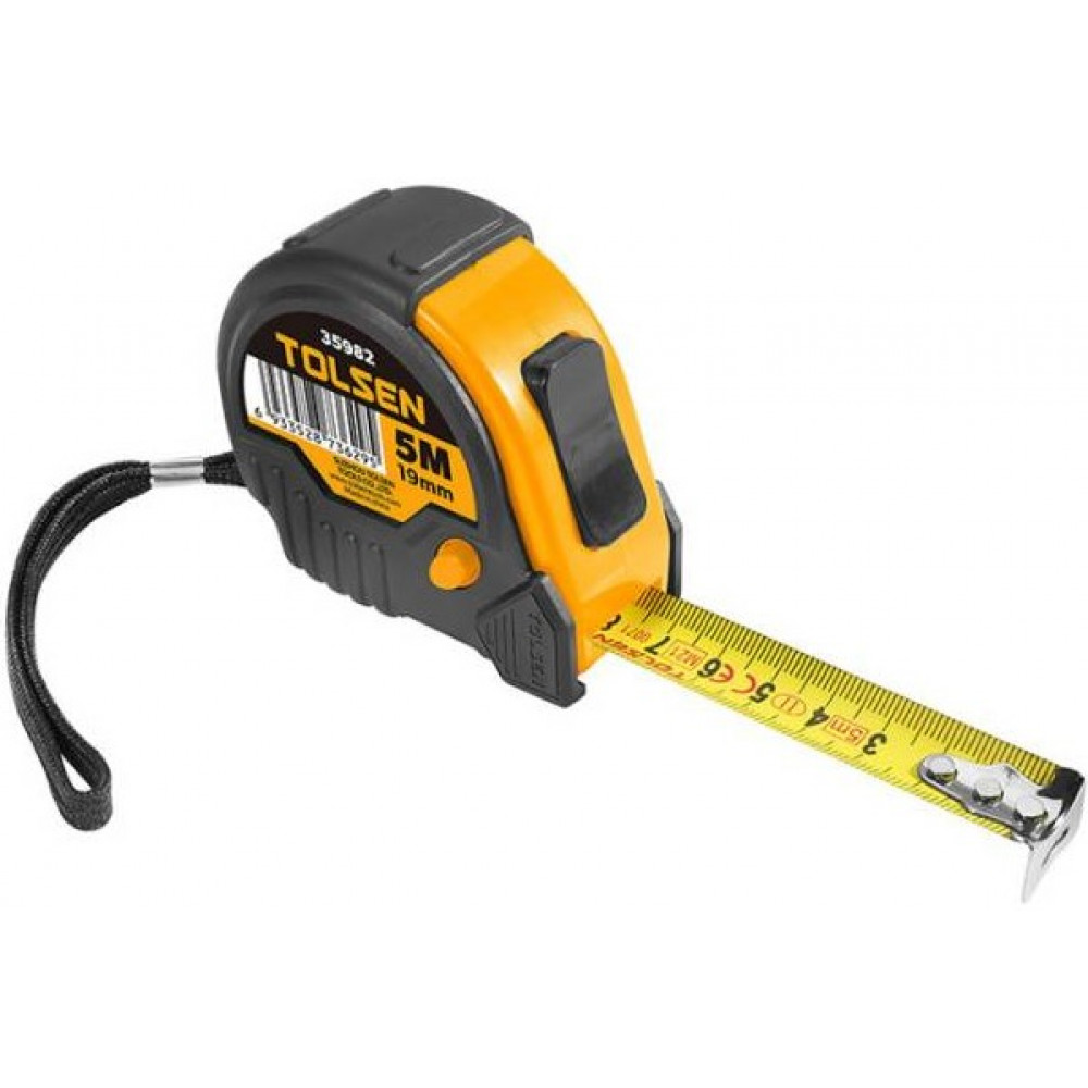 Рулетка Tolsen, 3мх16мм, автоматичне блокування змотування стрічки