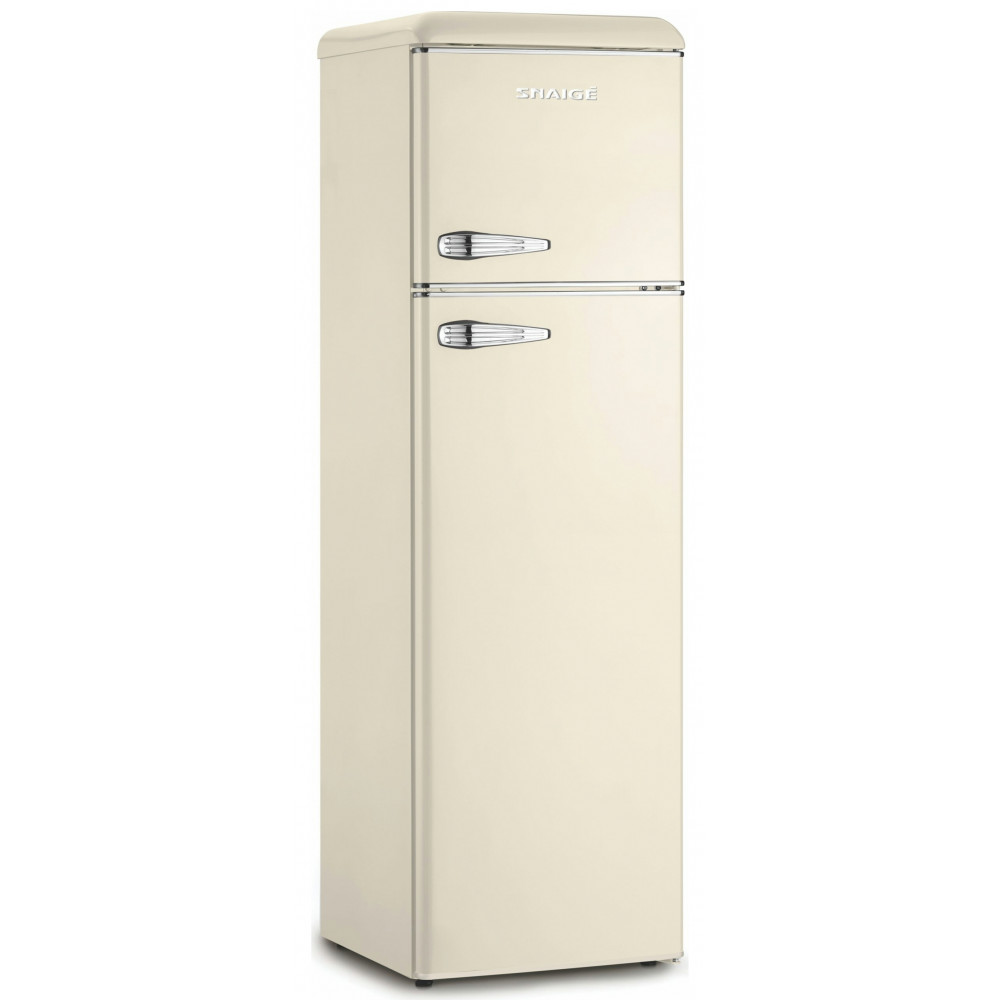 Холодильник Snaige з верхн. мороз., 172.5x63х56, холод.відд.-201л, мороз.відд.-57л, 2дв., A++, ST, retro, бежевий