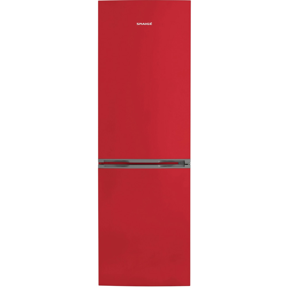 Холодильник Snaige з нижн. мороз., 194.5x60х65, холод.відд.-191л, мороз.відд.-119л, 2дв., A++, ST, червоний