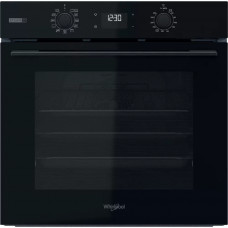 Духова шафа Whirlpool електрична, 71л, A+, дисплей, конвекція, телескопічні напрямні, пара, чорний