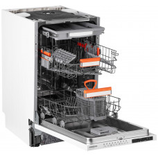 Посудомийна машина ARDESTO вбудовувана, 10компл., А++, 45см, дисплей, 3й кошик, гігієн.обробка, білий