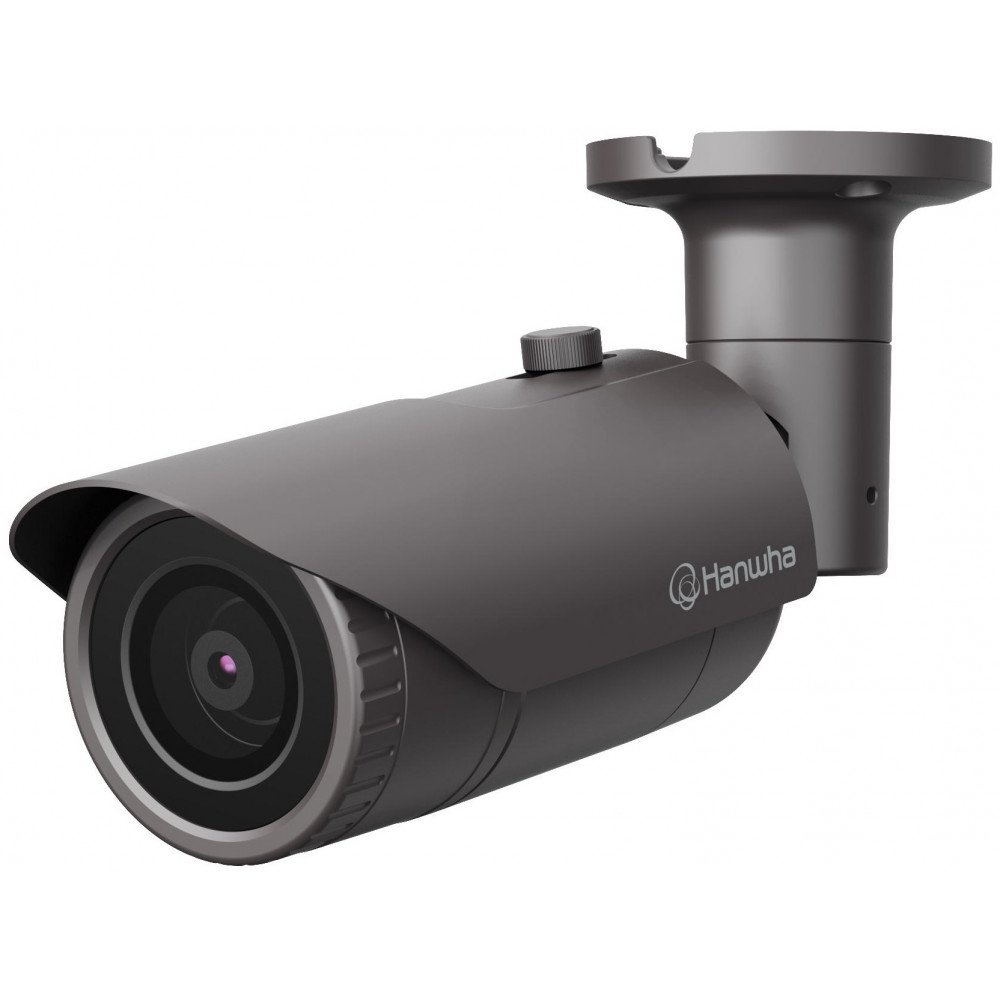Камера IP Hanwha  QNO-6012R, 2MP, Bullet, 2.8mm, f/2.0, IR20m, DC 12V/PoE, IP66, IK10