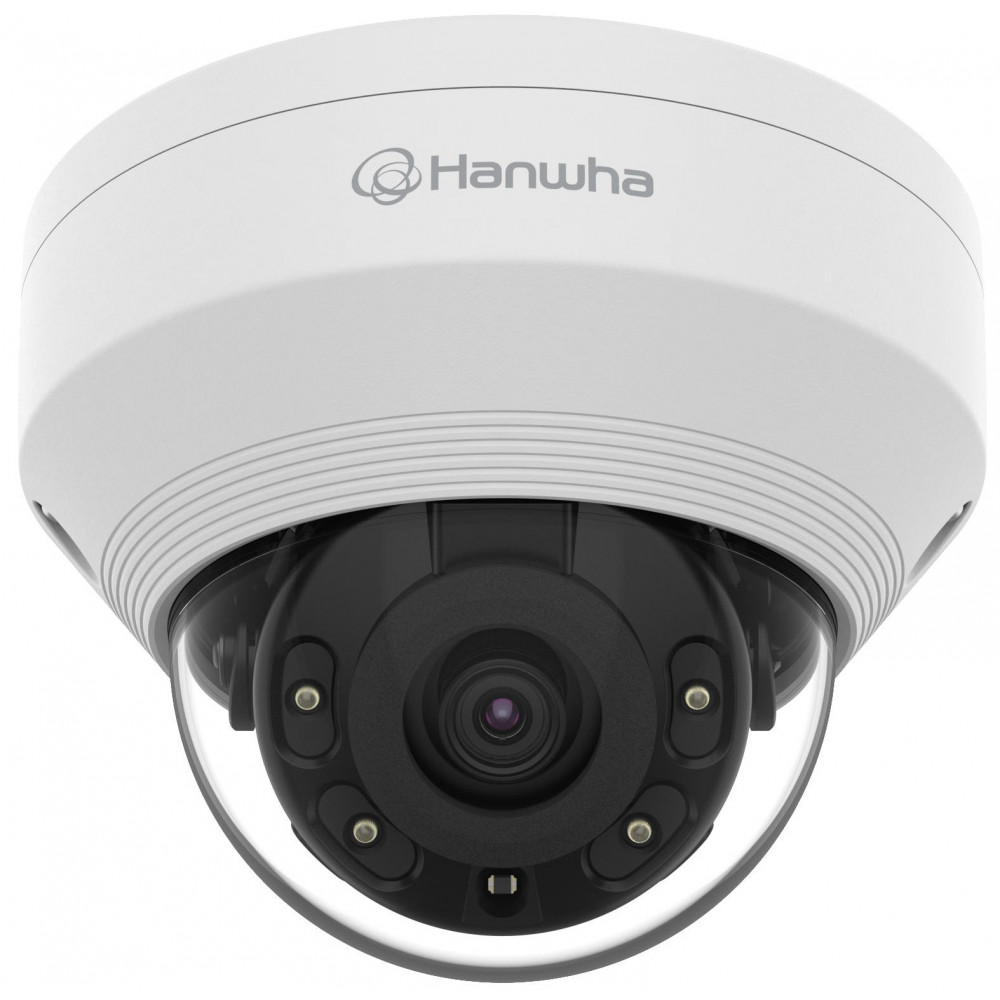 Камера IP Hanwha  QNV-6012R, 2MP, Outdoor Dome, 2.8mm, f/2.0, IR20m, DC 12V/PoE, IP66, IK10