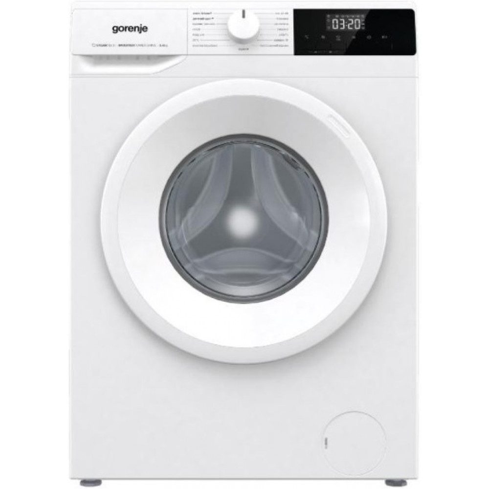 Пральна машина Gorenje фронтальна, з баком, 6кг, 1200, A+, 60см, дисплей, пар, інвертор, білий