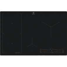 Варильна поверхня Electrolux індукційна, 80см, розширена зона, датчик кипіння, Hob2Hood, чорний матовий