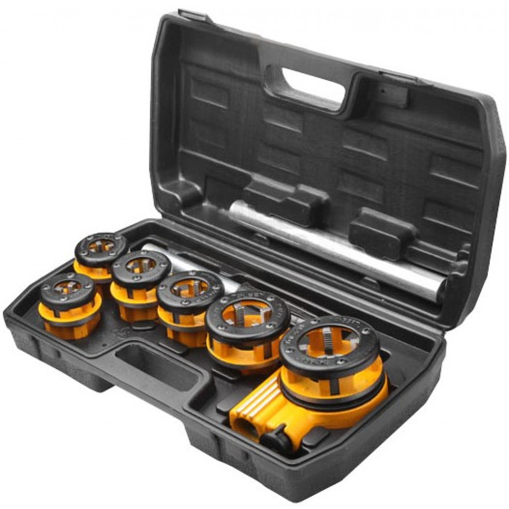 Плашки та мітчики Tolsen Профі, набір 9шт, 1/4