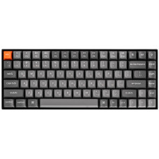 Клавіатура механічна Keychron K2 Max 84Key, K Super Brown, WL/BT/USB-A, QMK, EN/UKR, White Led, чорний