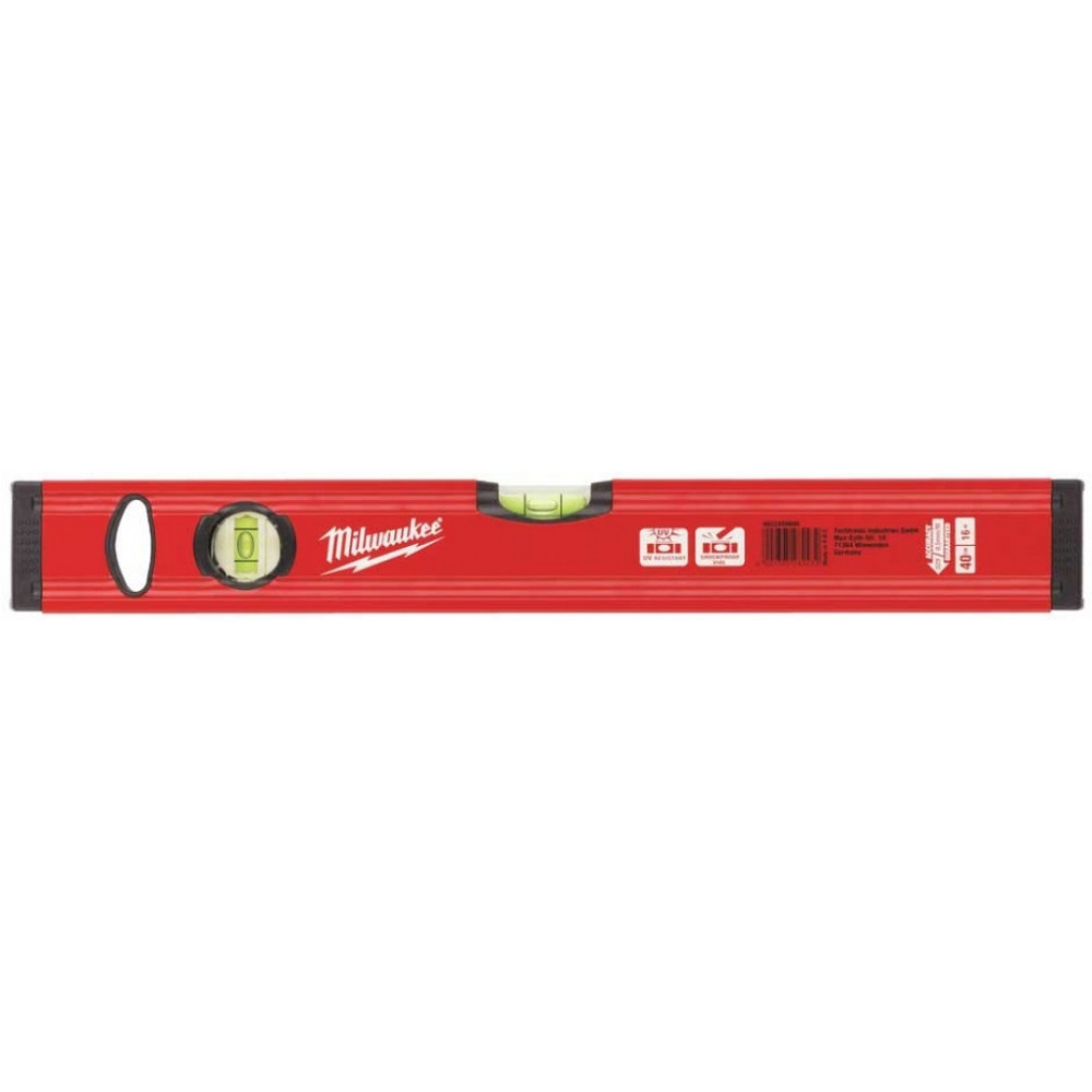 Рівень Milwaukee Slim Box, 40см, 2 капсули, алюмінієвий корпус