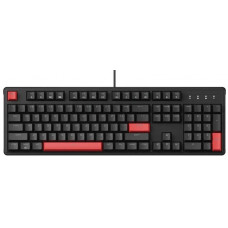 Клавіатура механічна Lemokey  X3 104Key, Keychron Red, USB-A, QMK/VIA, Hot-Swap, EN/UKR, RGB, чорний